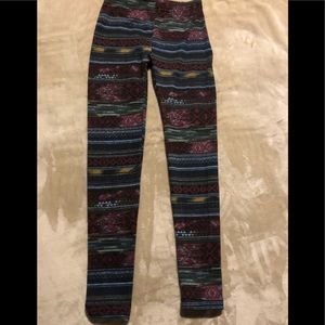 No boundaries multicolored leggings